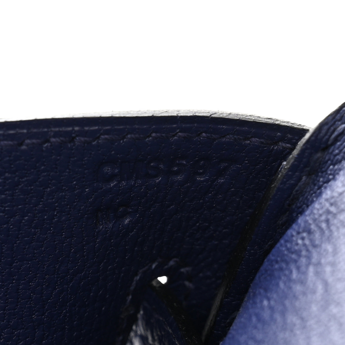 Hermes Togo BIRKIN 30 Bleu Encre 7 of 11