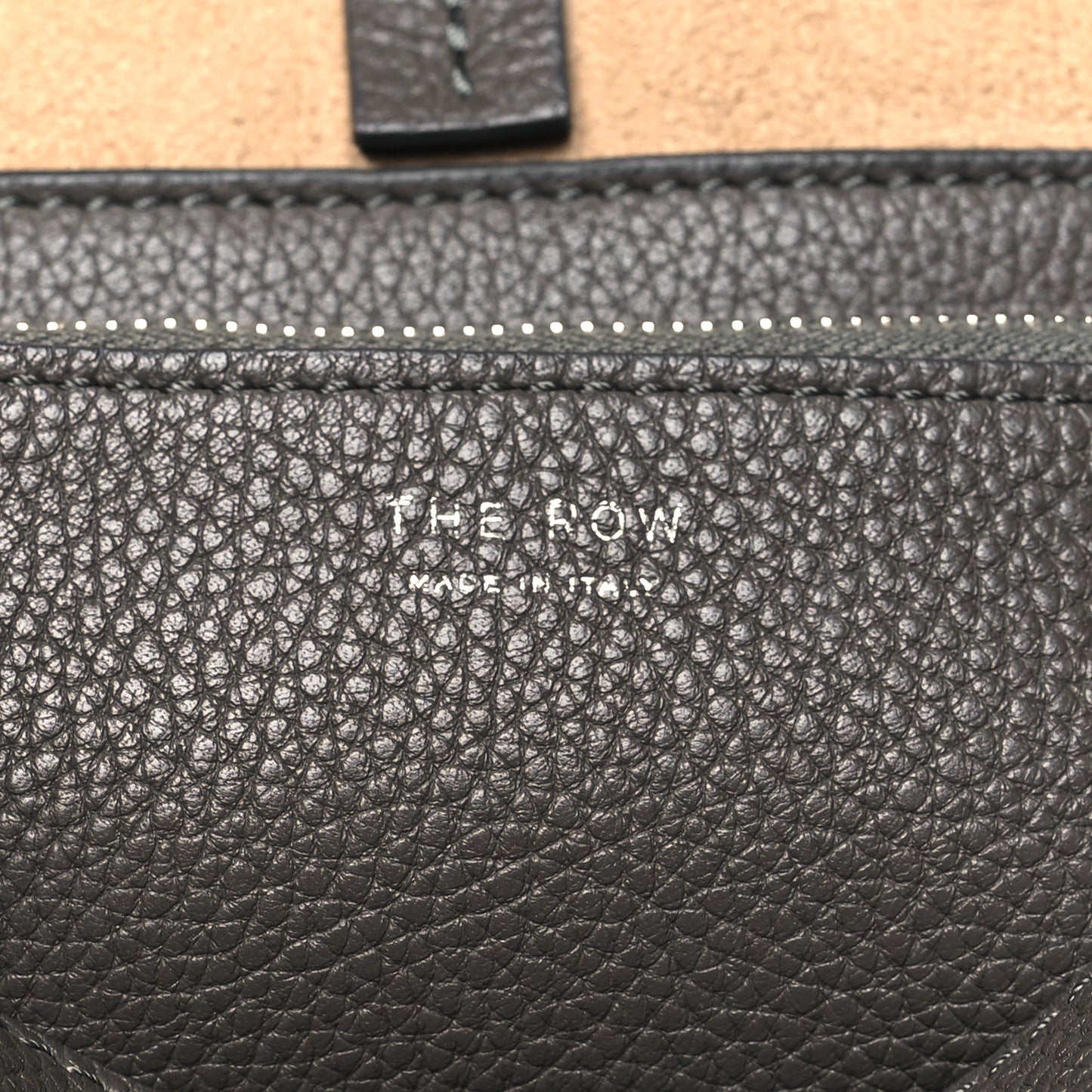 Calfskin Small Mail Bag Ash Grey