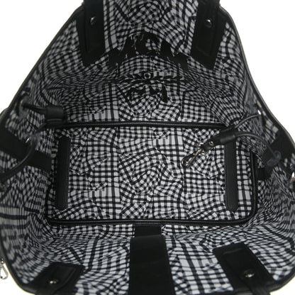 MCM Visetos Medium Liz Reversible Shopper Tote Black 6 of 22