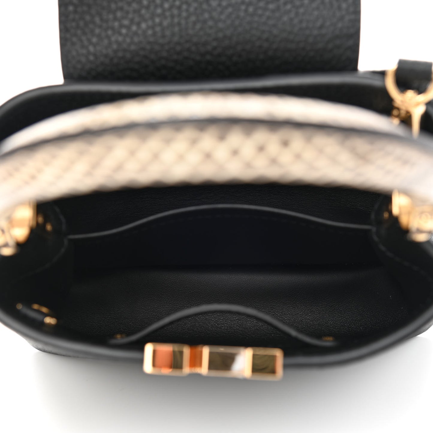 Taurillon Ayers Mini Capucines Black