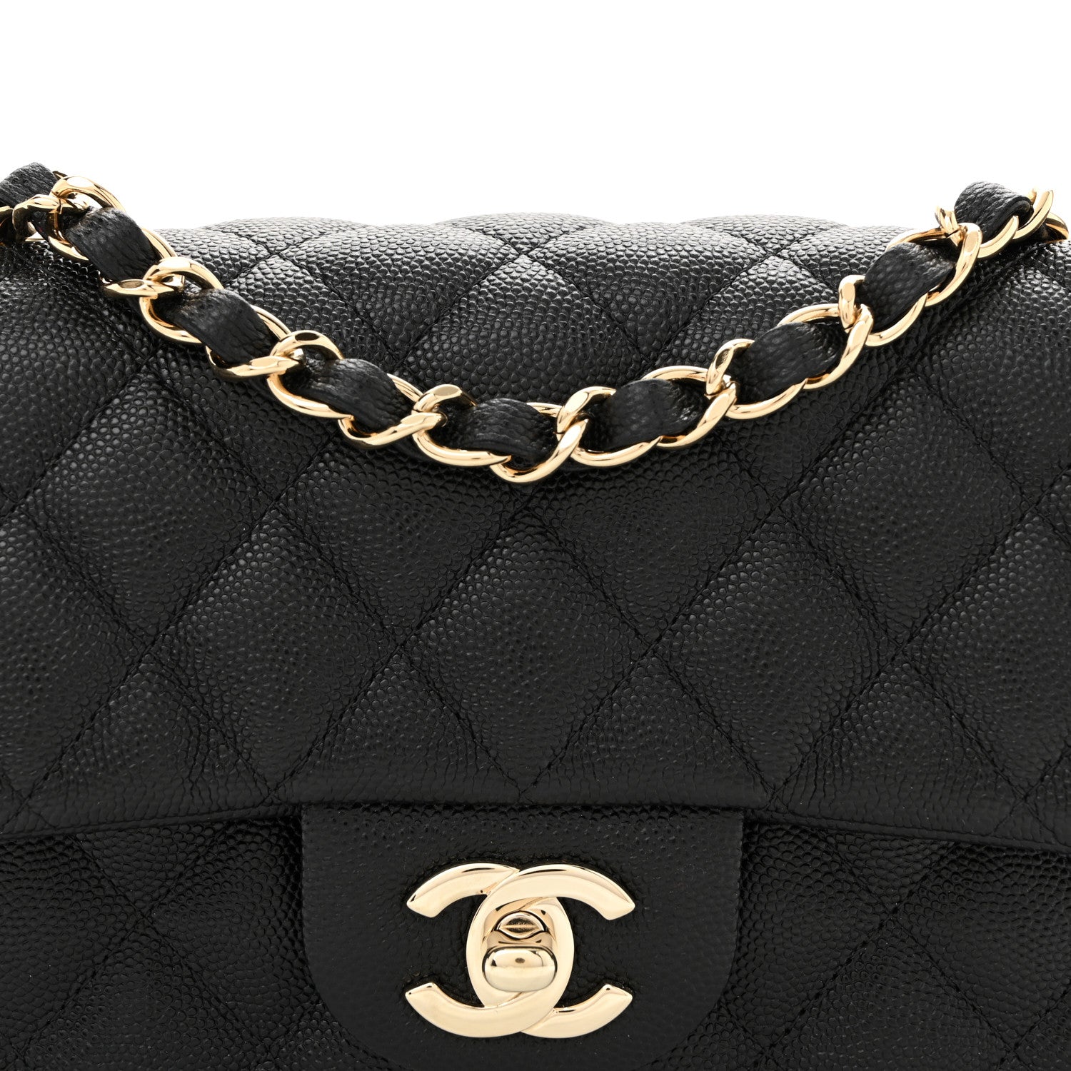 Chanel Caviar Quilted Mini Rectangular Flap Black 8 of 11