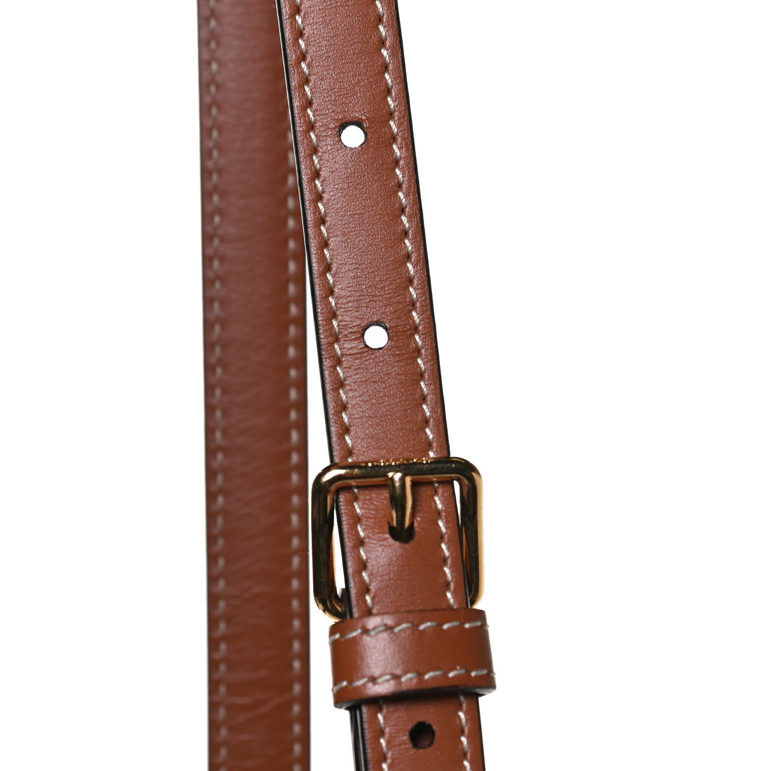 Celine Canvas Calfskin Triomphe Mini Besace Tan 11 of 11