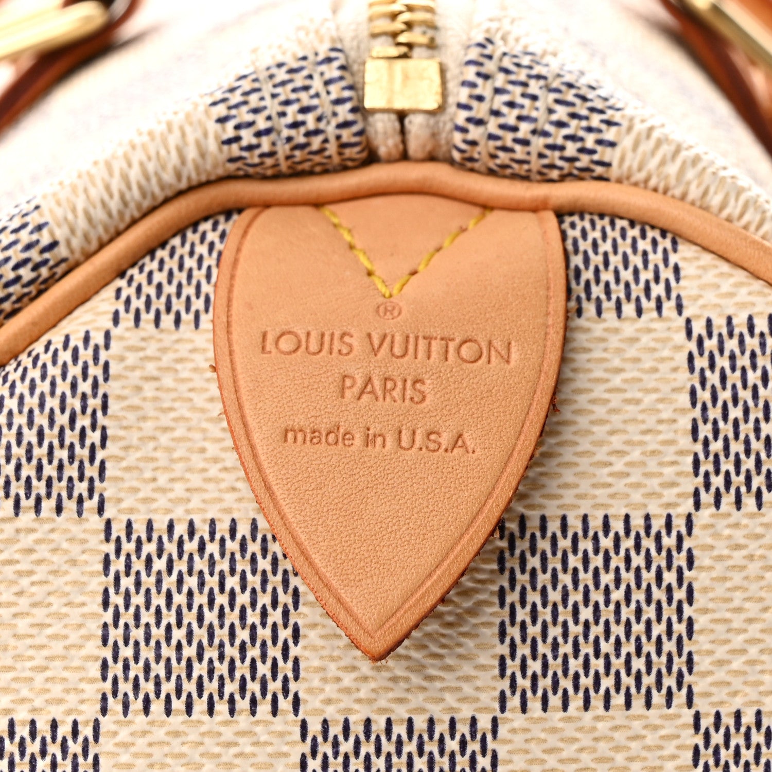 Louis Vuitton Damier Azur Speedy 30 6 of 10