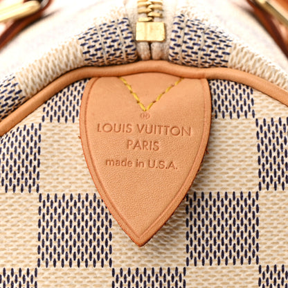 Louis Vuitton Damier Azur Speedy 30 6 of 10