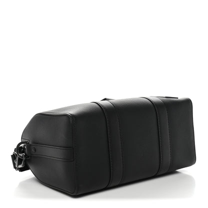 Louis Vuitton Grained Calfskin Aerogram City Keepall Black 4 of 10