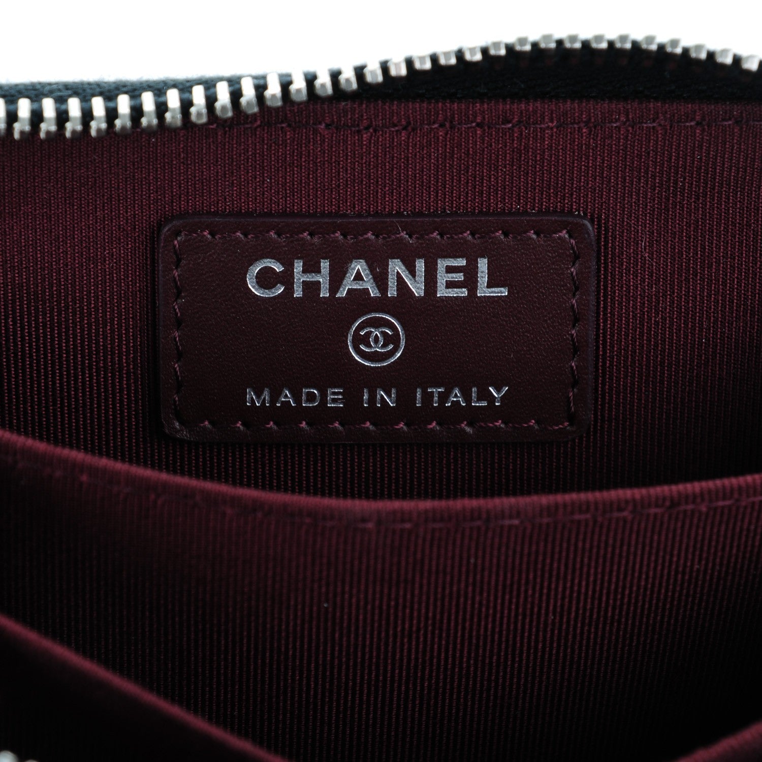 Chanel Caviar Quilted Zip Coin Purse Black 6 of 7