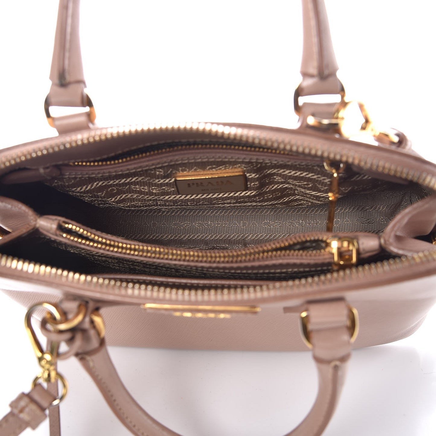 Saffiano Lux Small Promenade Tote Cammeo