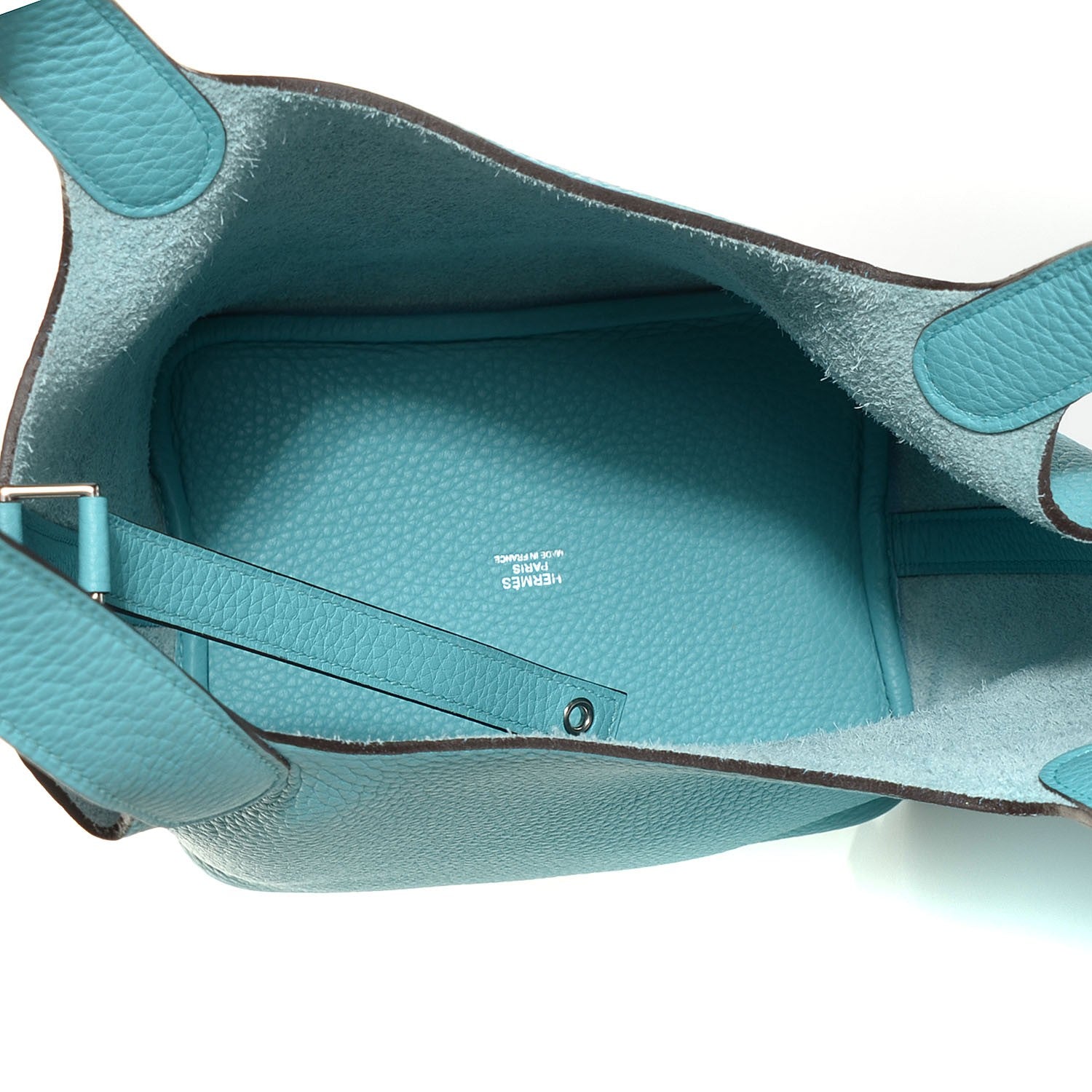 Hermes Taurillon Clemence Picotin Lock 18 PM Bleu Saint Cyr 8 of 16