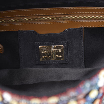 Fendi Sequin Embroidered Baguette Multicolor 6 of 10