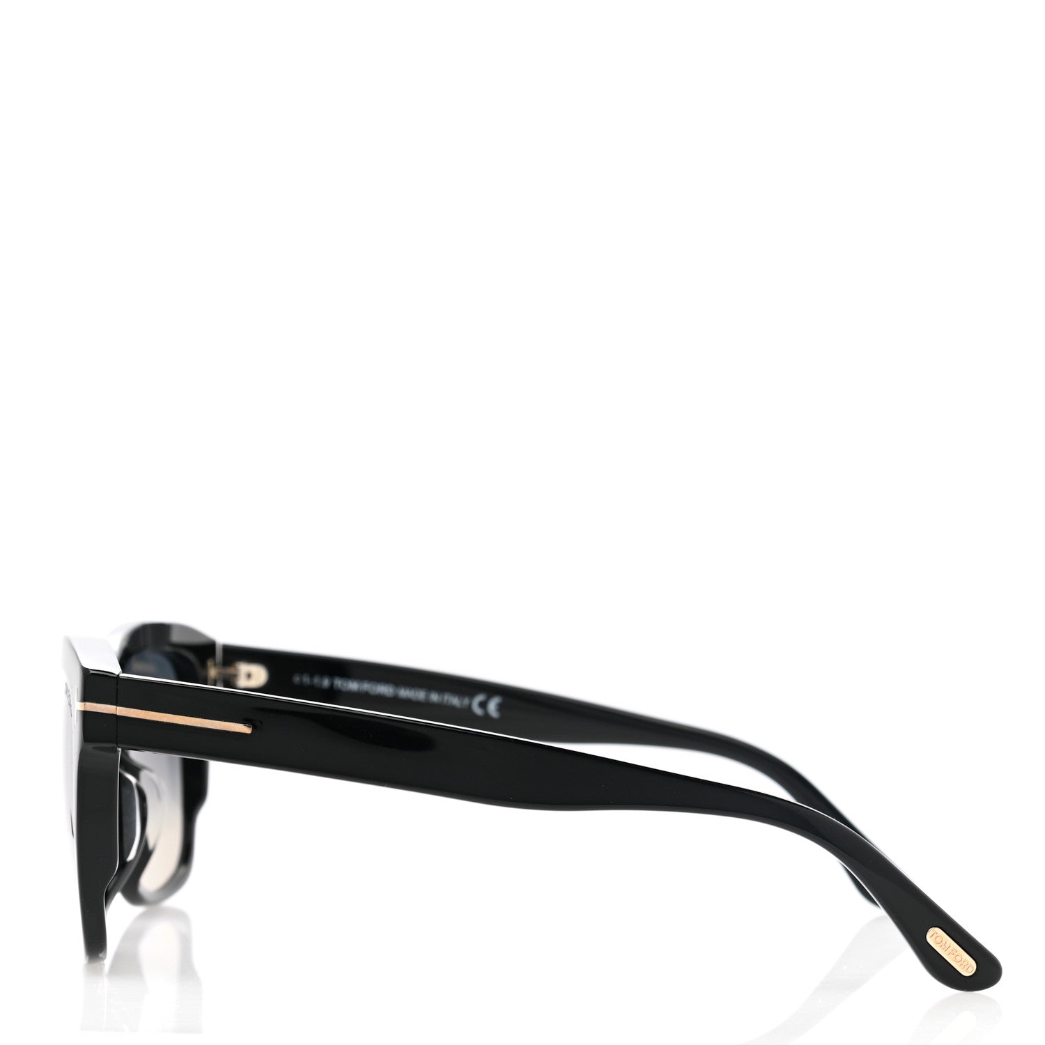 Tom Ford Lauren Sunglasses TF614 Black 3 of 8