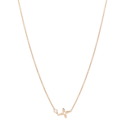 Louis Vuitton 18K Pink Gold Diamond Idylle Blossom Pendant Necklace 1 of 6