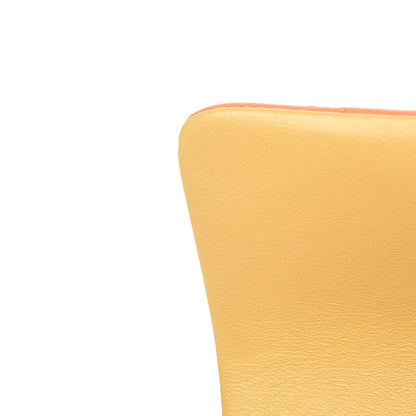 Chanel Lambskin Quilted Tri-Color Mini Rectangular Flap Orange Yellow Pink 12 of 13