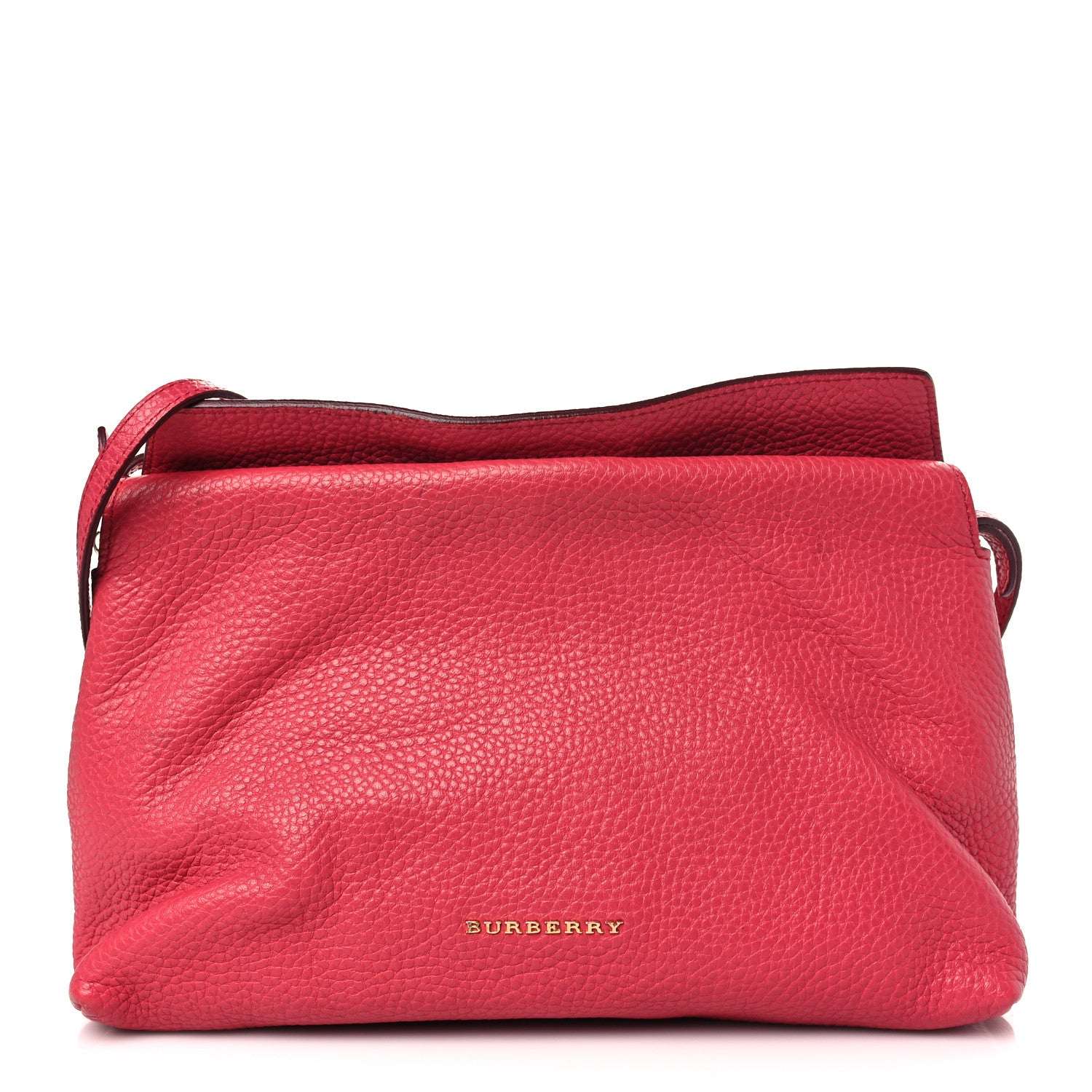 Burberry London Grainy Calfskin Small Leah Pink Azalea 1 of 9