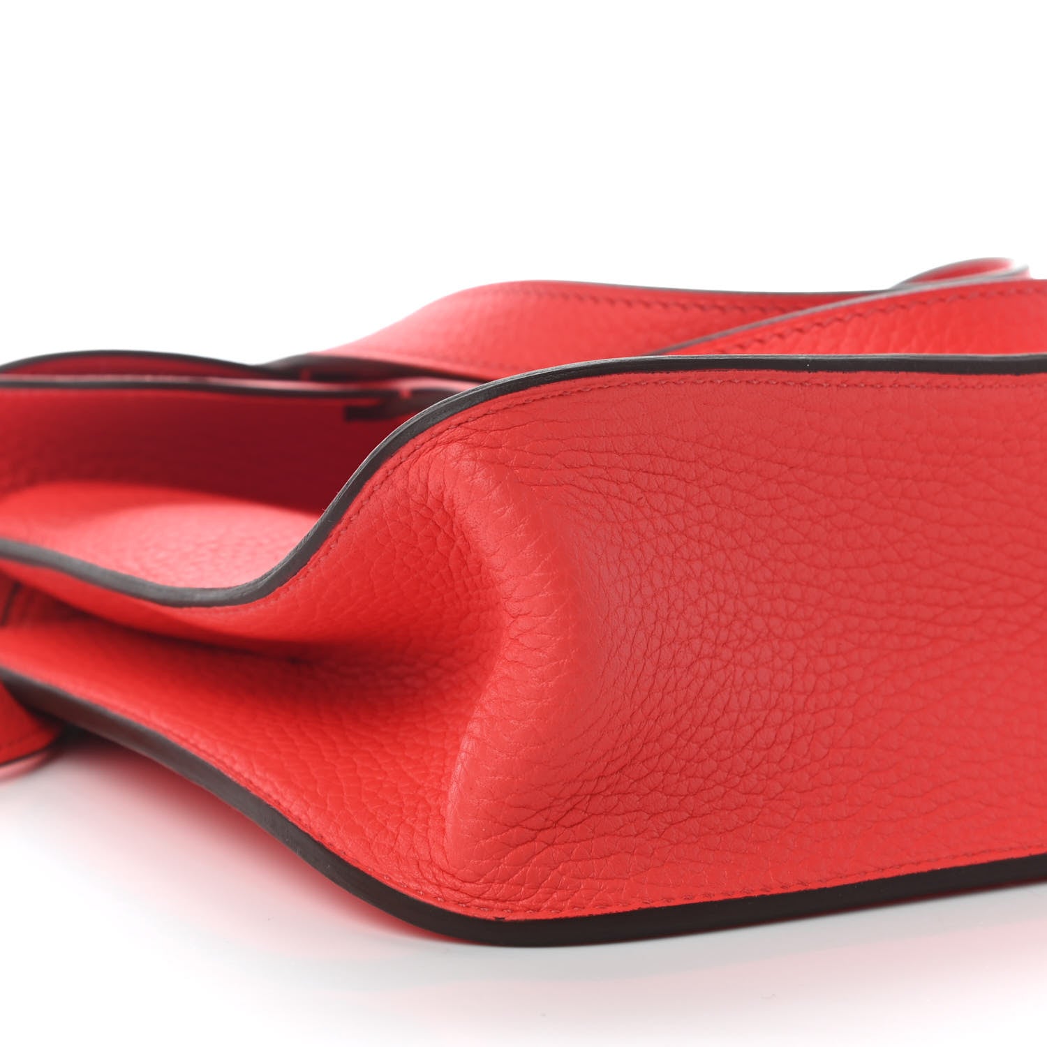 Hermes Taurillon Clemence Halzan 25 Rose Texas 9 of 10