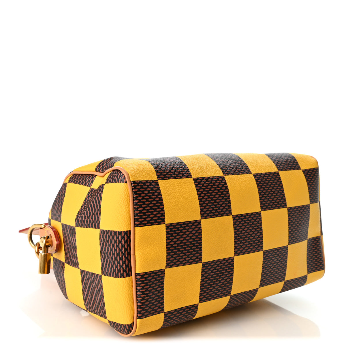 Louis Vuitton Damier Pop Speedy Bandouliere 25 Jaune Mat 4 of 11