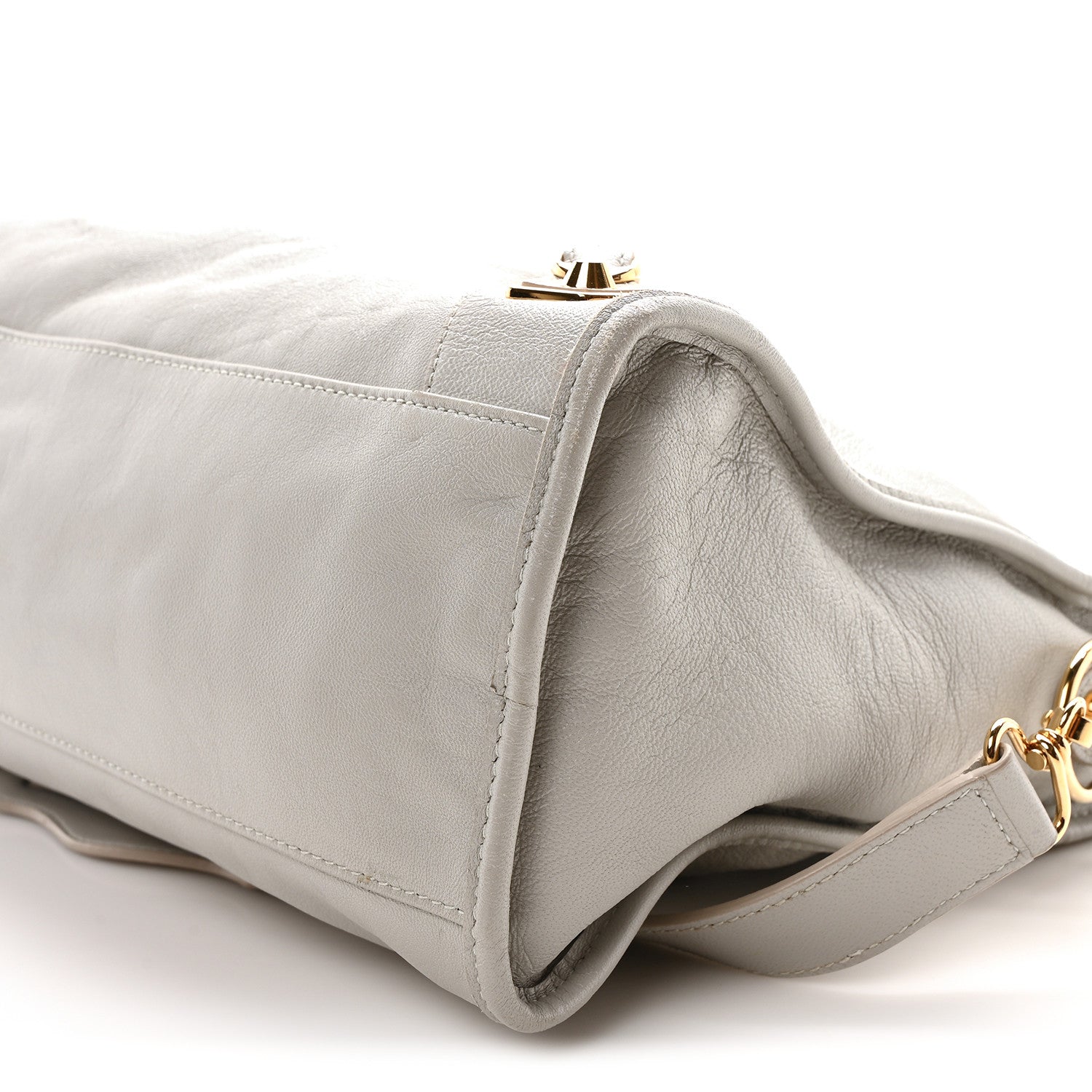 Balenciaga Agneau Gold Metallic Edge Hardware City Gris Glace 11 of 11