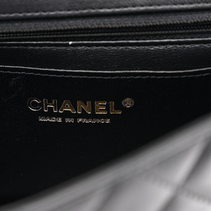 Chanel Lambskin Quilted Mini Rectangular Flap Black 6 of 11