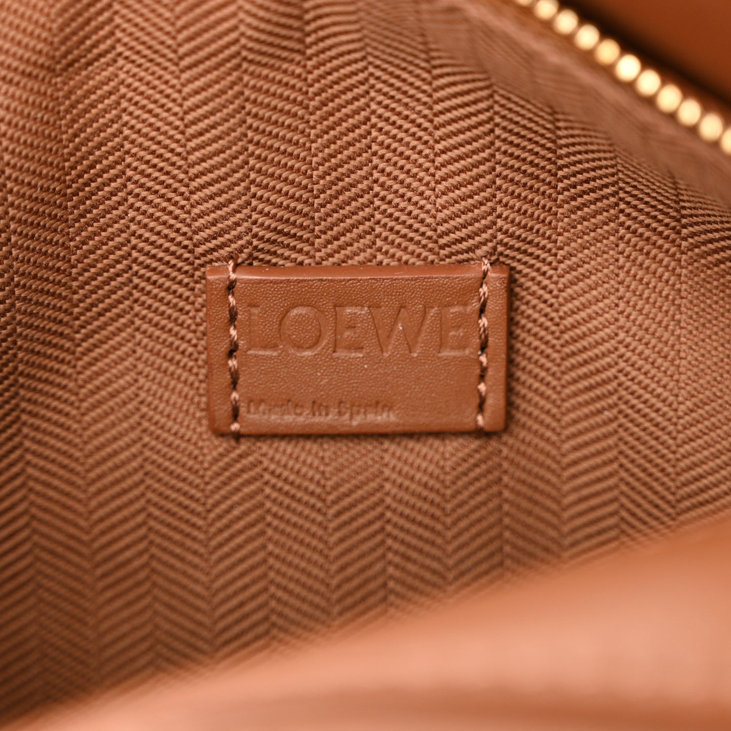 Satin Calfskin Mini Puzzle Bag Pecan