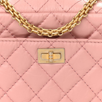 Chanel Aged Calfskin Quilted Mini Reissue Camera Case Pink 8 of 10