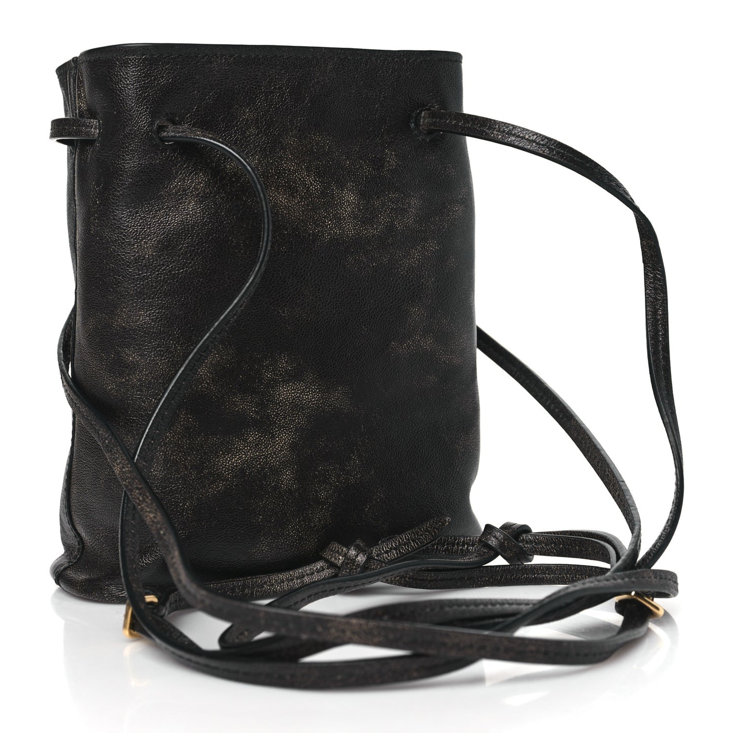 Distressed Nappa Pouch Coffee