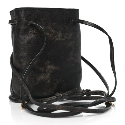 Miu Miu Distressed Nappa Pouch Coffee 3 of 9