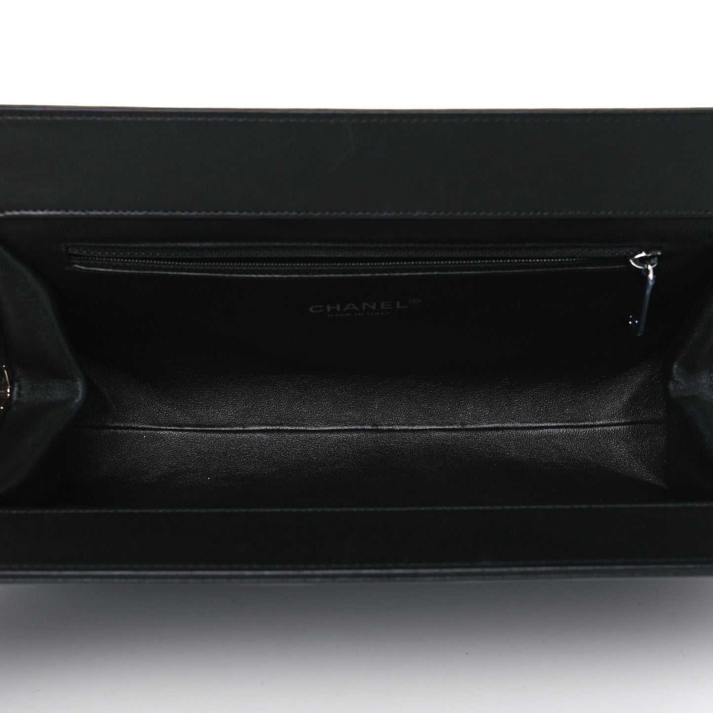 Lambskin Quilted Clutch Black