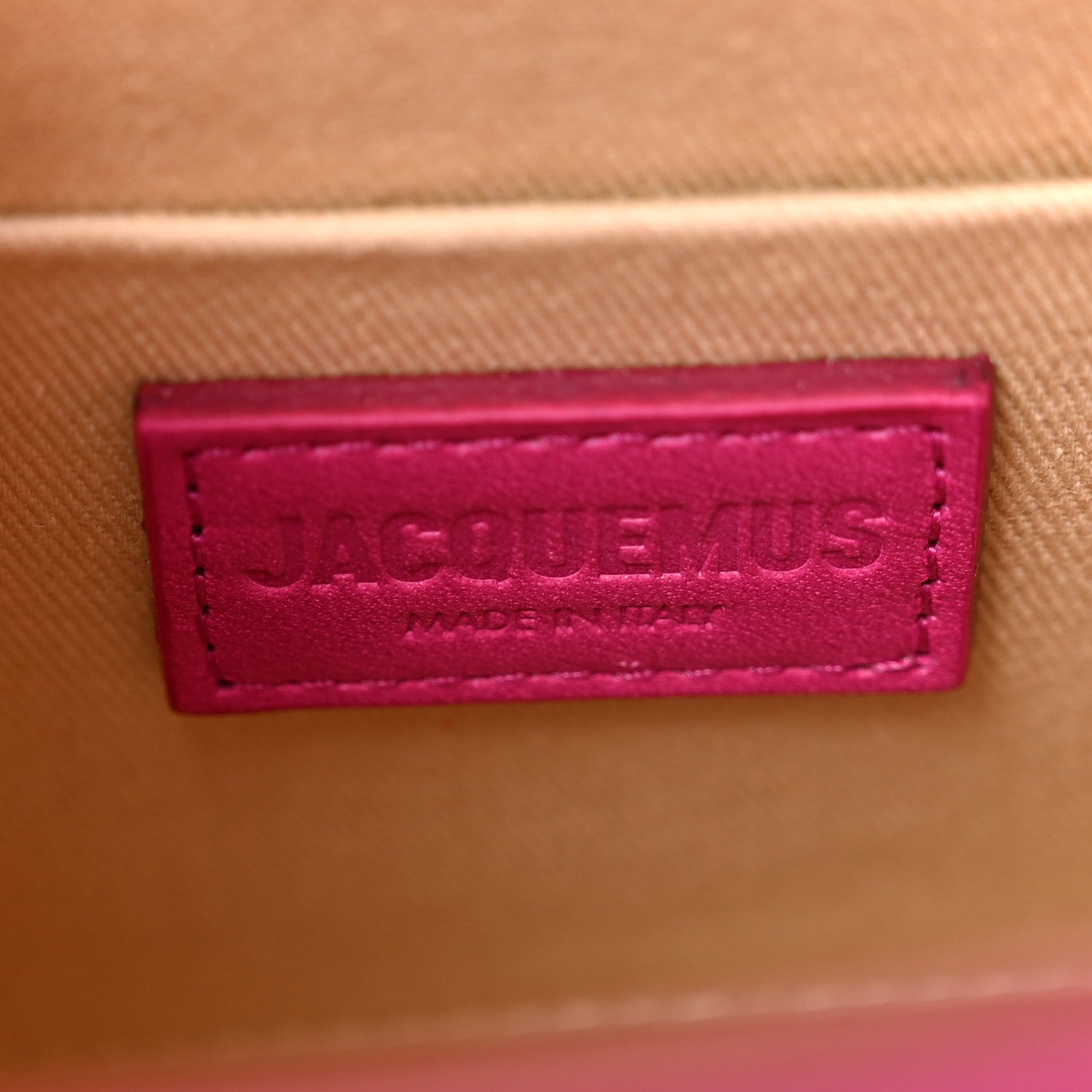 Jacquemus Smooth Calfskin Le Grand Chiquito Dark Pink 6 of 13