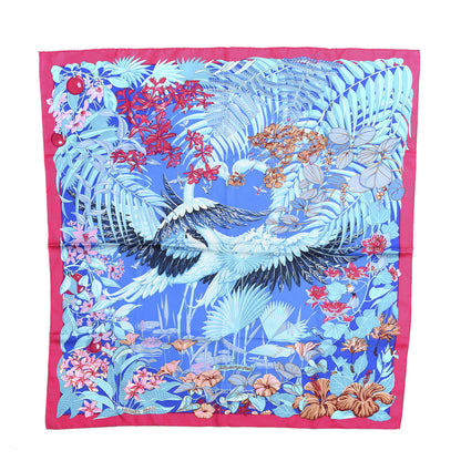 Hermes Silk Tatouage Flamingo Party Scarf 90 1 of 5