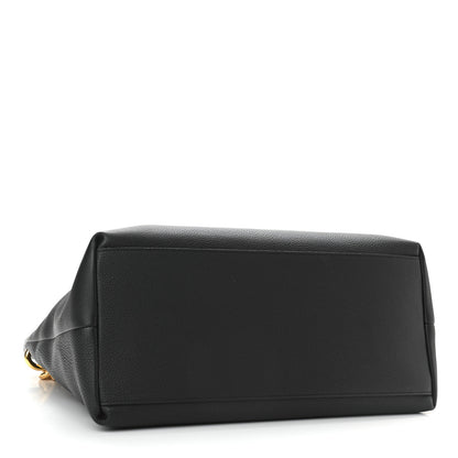 Bottega Veneta Grained Calfskin Saint Germain Tote Black 4 of 9