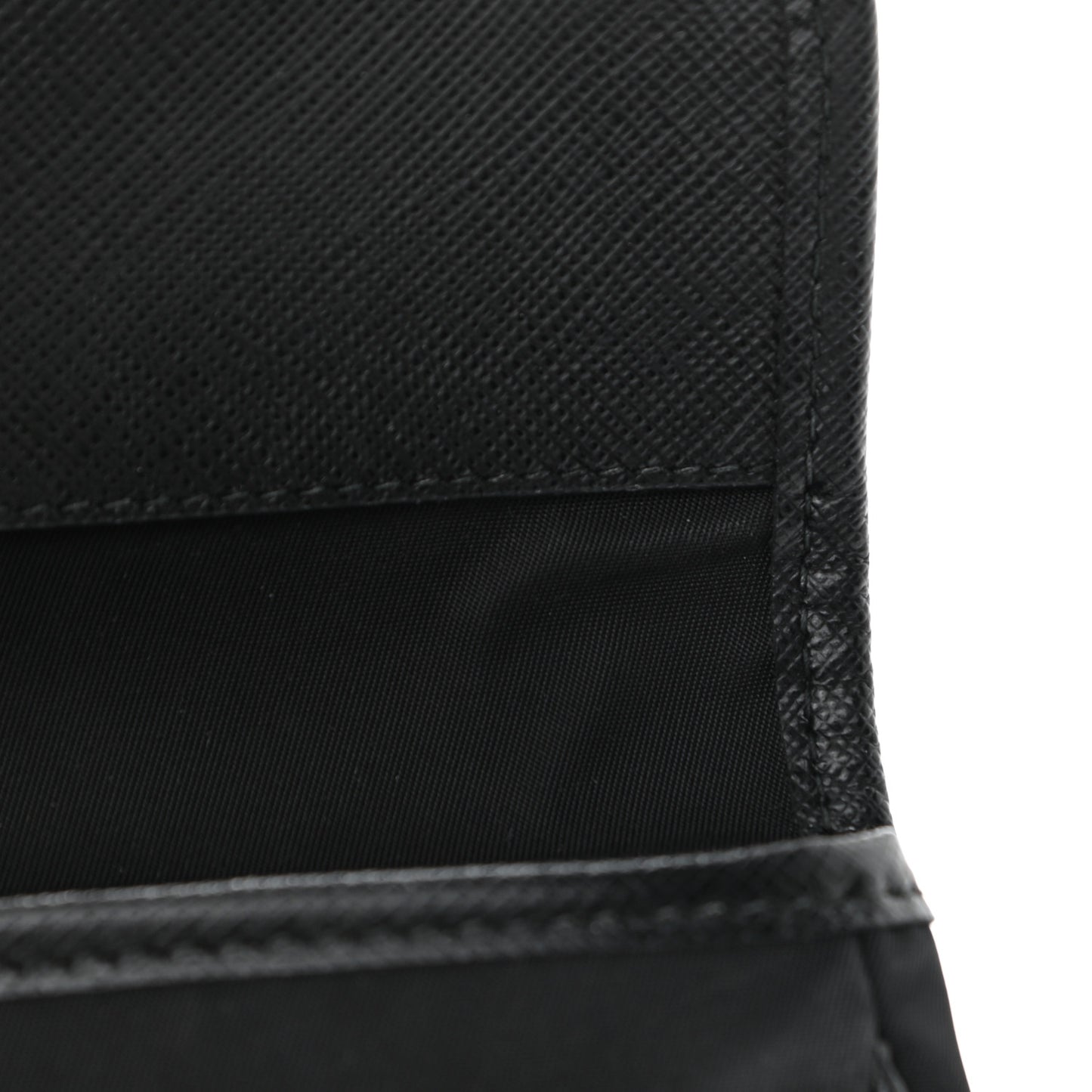 Re-Nylon Saffiano Smartphone Case Crossbody Black