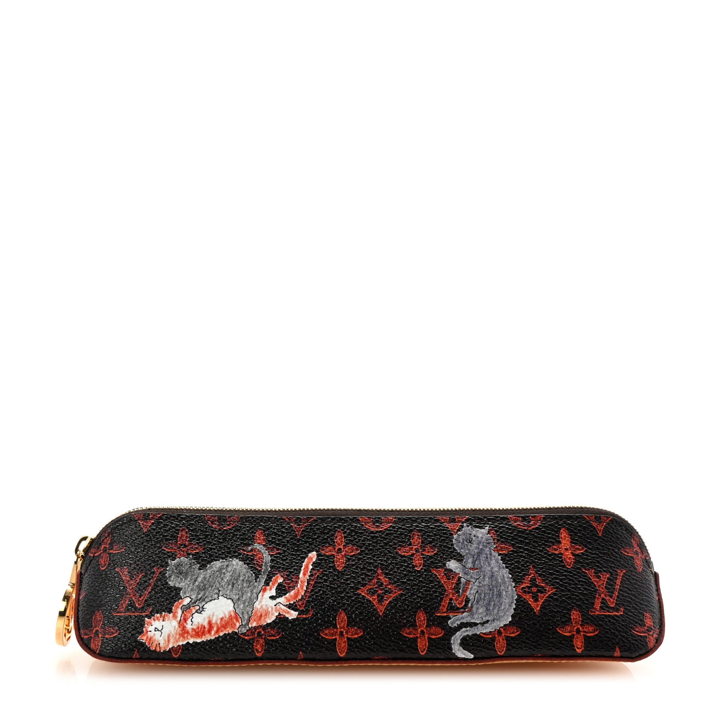 Catogram Elizabeth Pouch Orange Marron