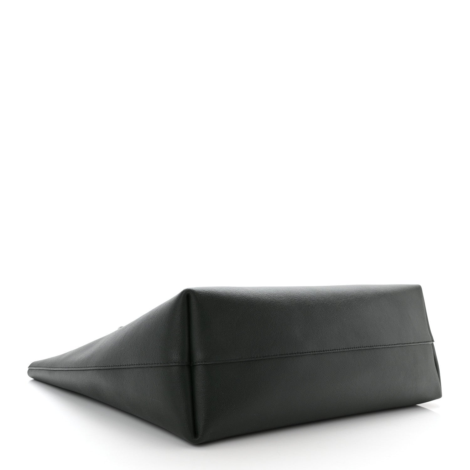 Saint Laurent Calfskin Large Shopping Tote Dark Green 5 of 11