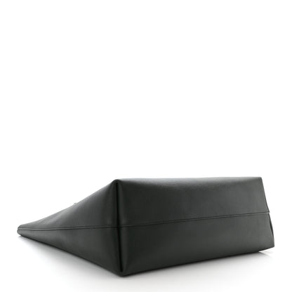 Saint Laurent Calfskin Large Shopping Tote Dark Green 5 of 11