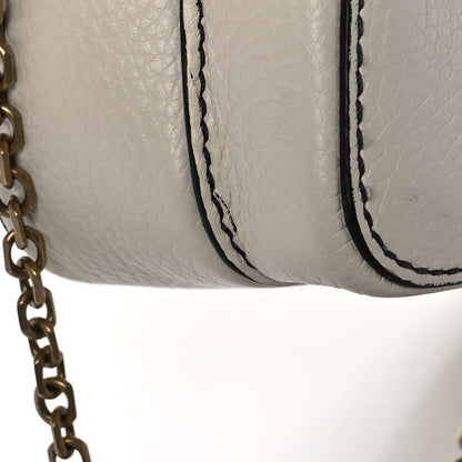 Christian Dior Grained Calfskin J'Adior Camera Case Clutch With Chain White 17 of 20