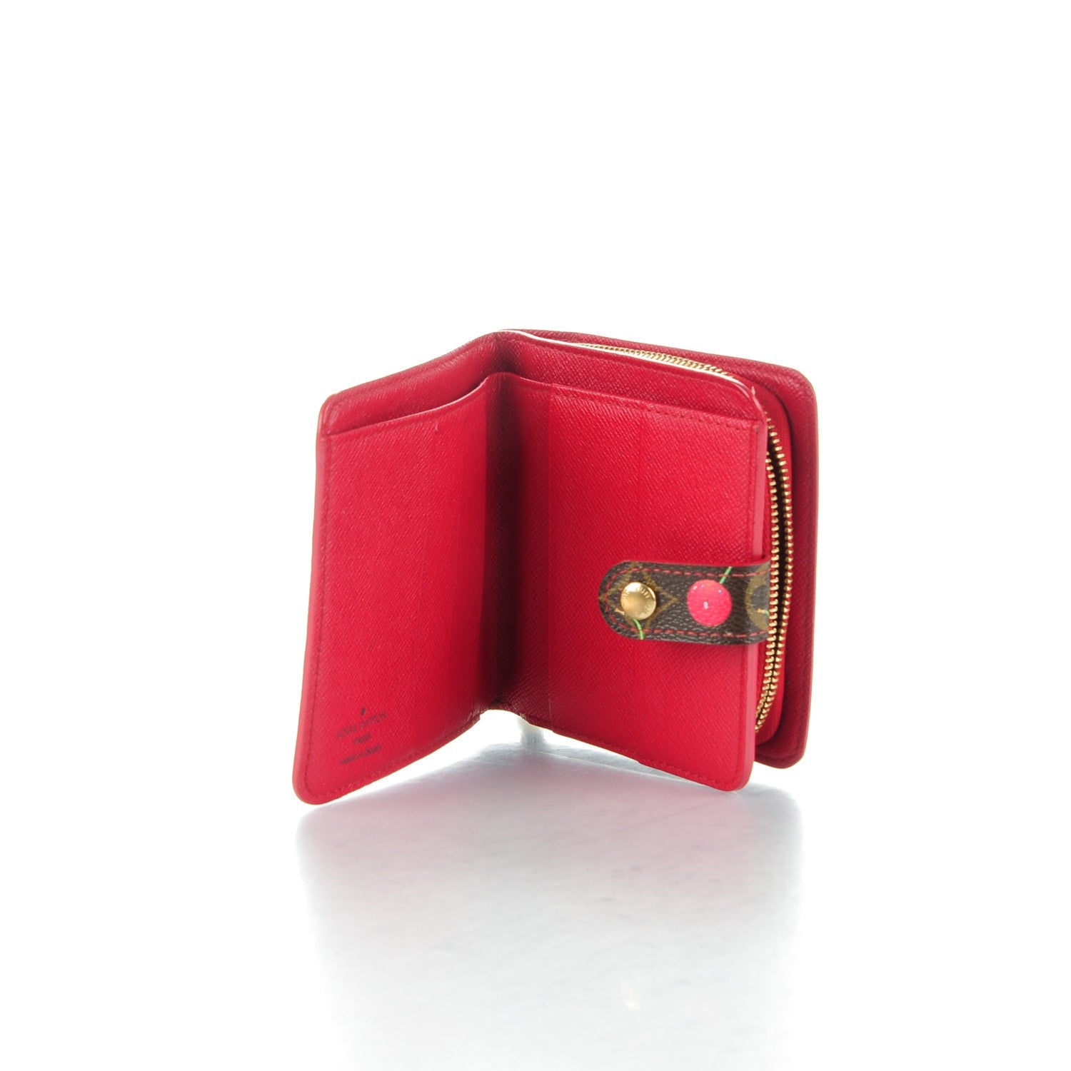 Louis Vuitton Monogram Cerises Compact Zippe Wallet 6 of 9