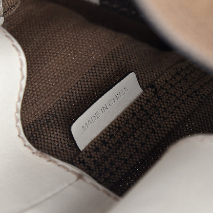 Burberry Canvas Mega Check Medium Ashby Hobo White 7 of 26