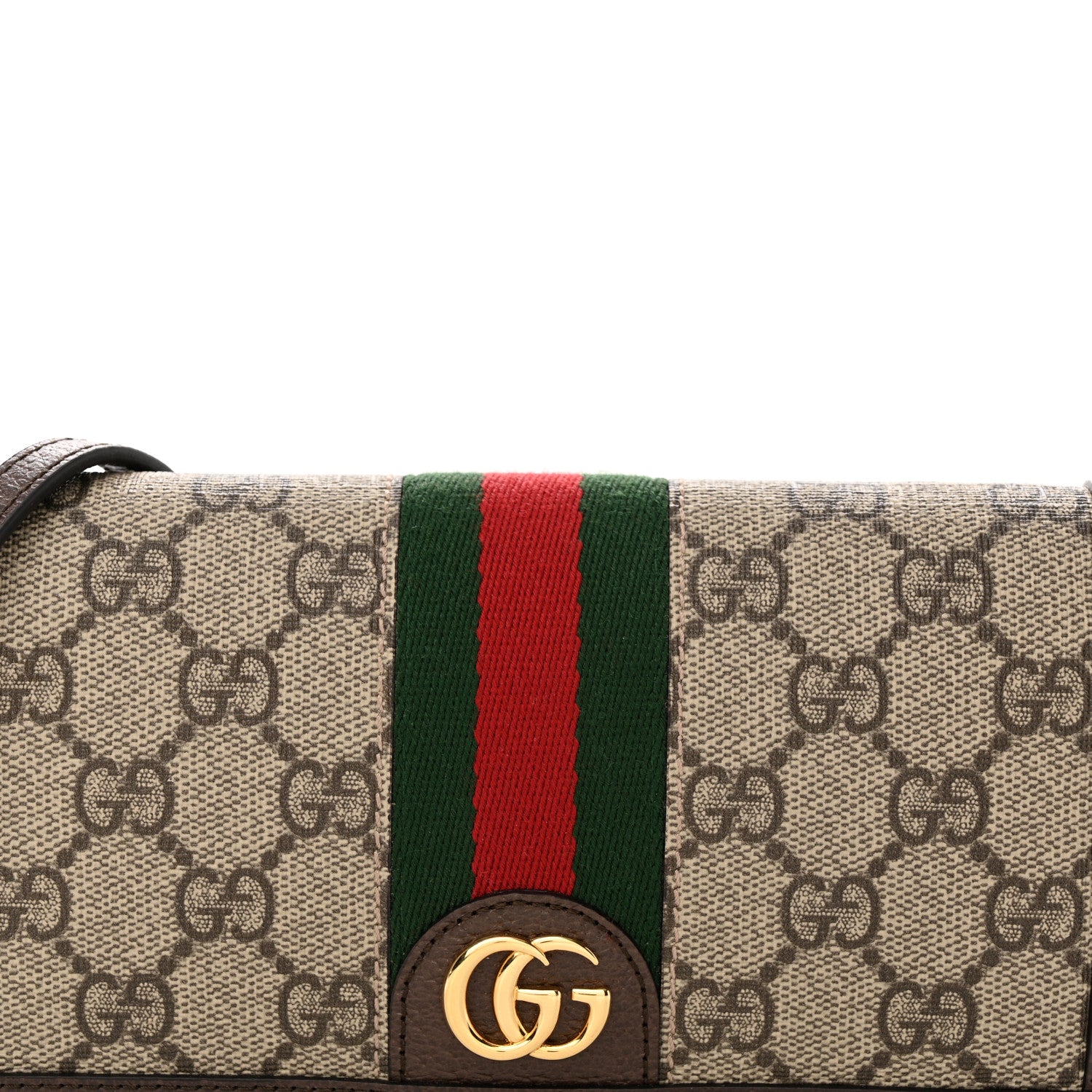 Gucci GG Supreme Monogram Web Ophidia Belt Bag Beige Ebony New Acero 7 of 10