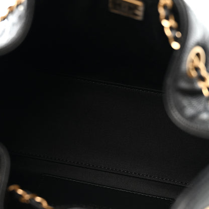 Chanel Caviar Quilted Mini Chanel 25 Handbag Black 5 of 12