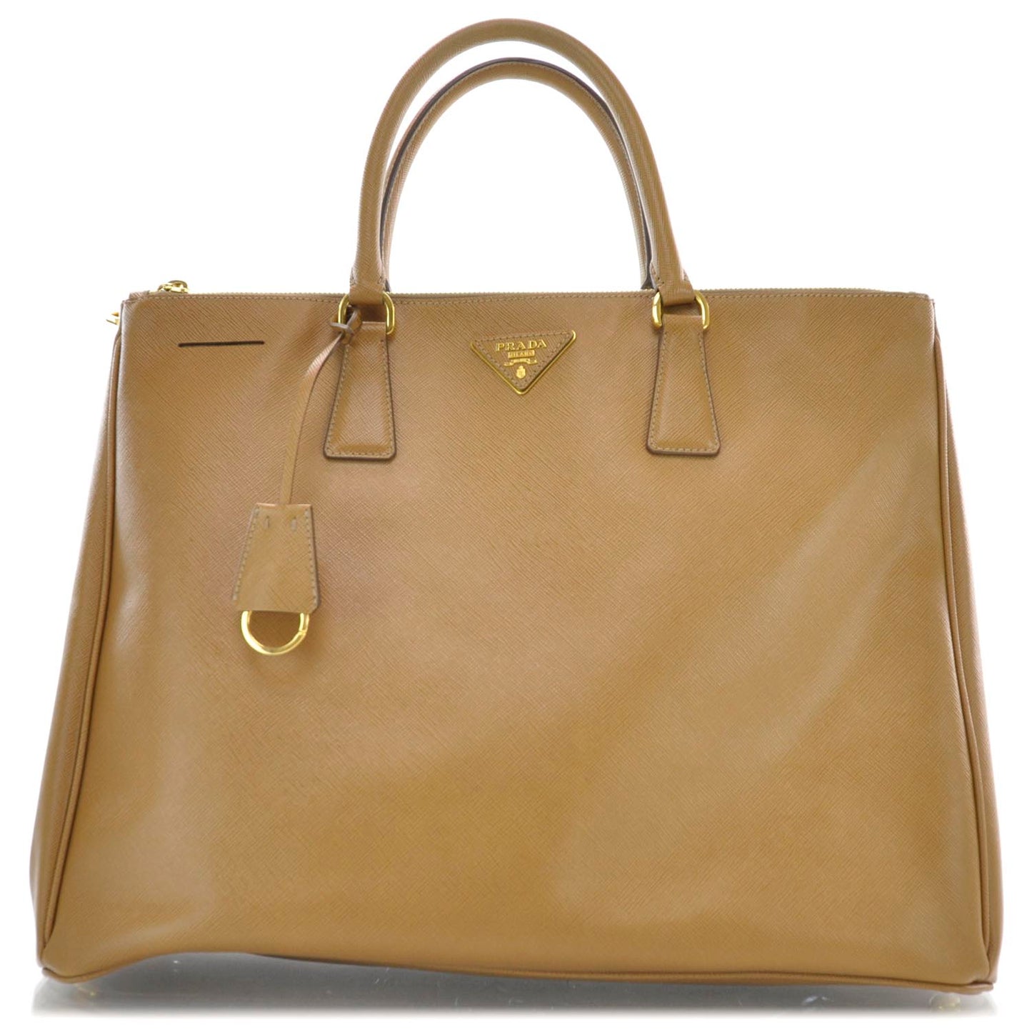 Saffiano Lux Large Tote Caramel