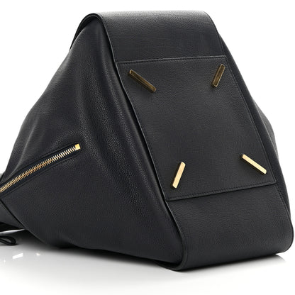Loewe Calfskin Medium Hammock Shoulder Bag Midnight Blue Black 9 of 12