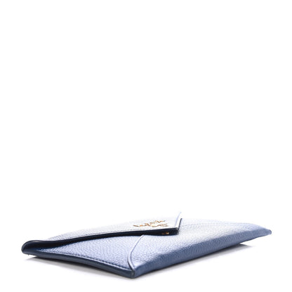 Prada Vitello Grain Envelope Wallet Bluette 4 of 6