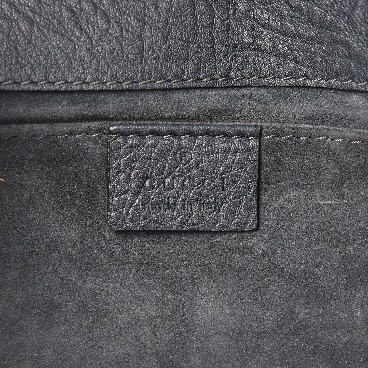 Pebbled Calfskin 1973 Continental Clutch Blue