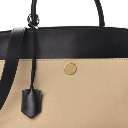 Burberry Calfskin Medium Society Tote Black Honey 11 of 11
