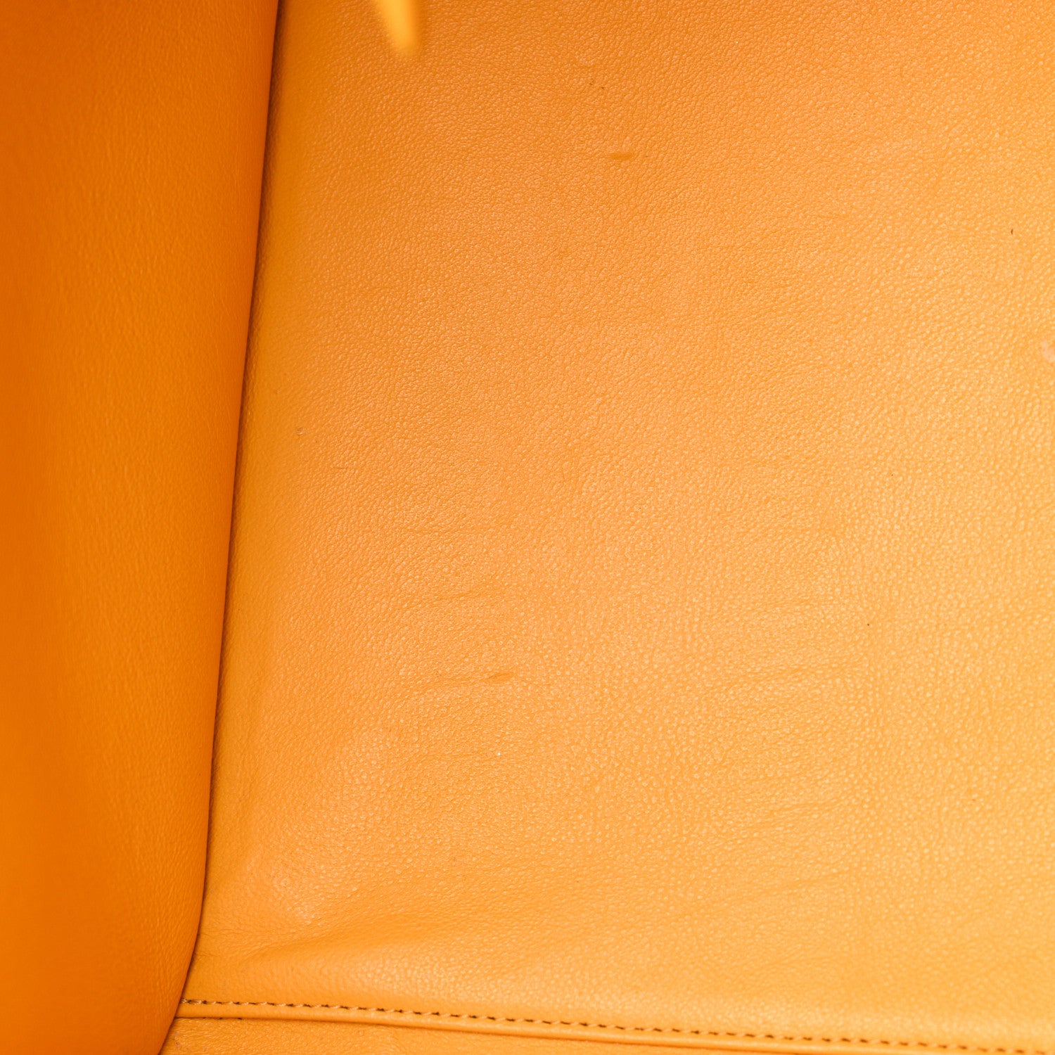Celine Grained Calfskin Medium Phantom Luggage Saffron 12 of 14