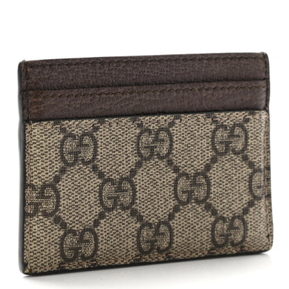 Gucci GG Supreme Monogram Ophidia Card Holder Brown 3 of 10