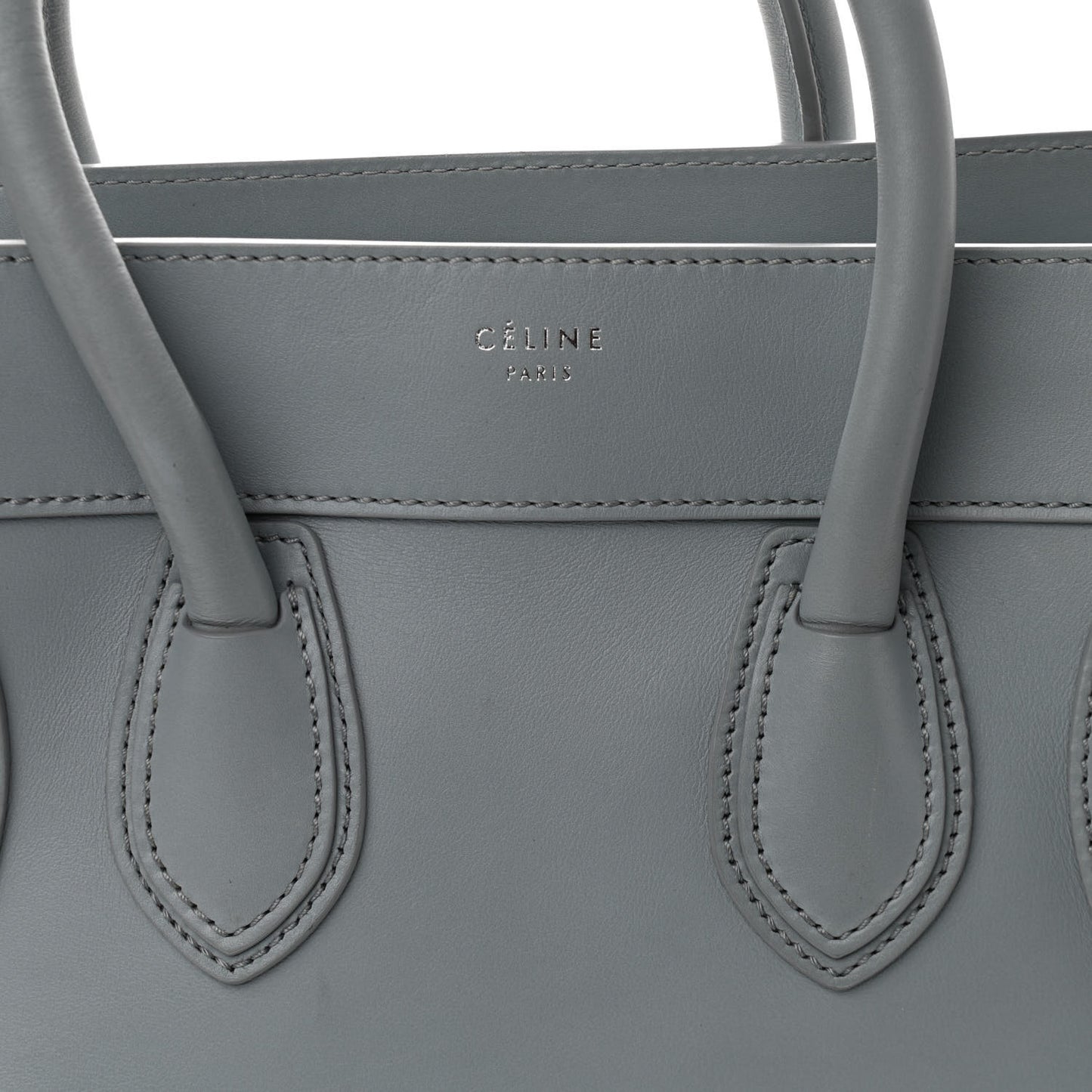 Smooth Calfskin Mini Luggage Sky Blue