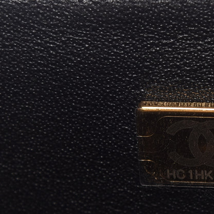 Chanel Lambskin Quilted Mini Top Handle Rectangular Flap Black 9 of 11