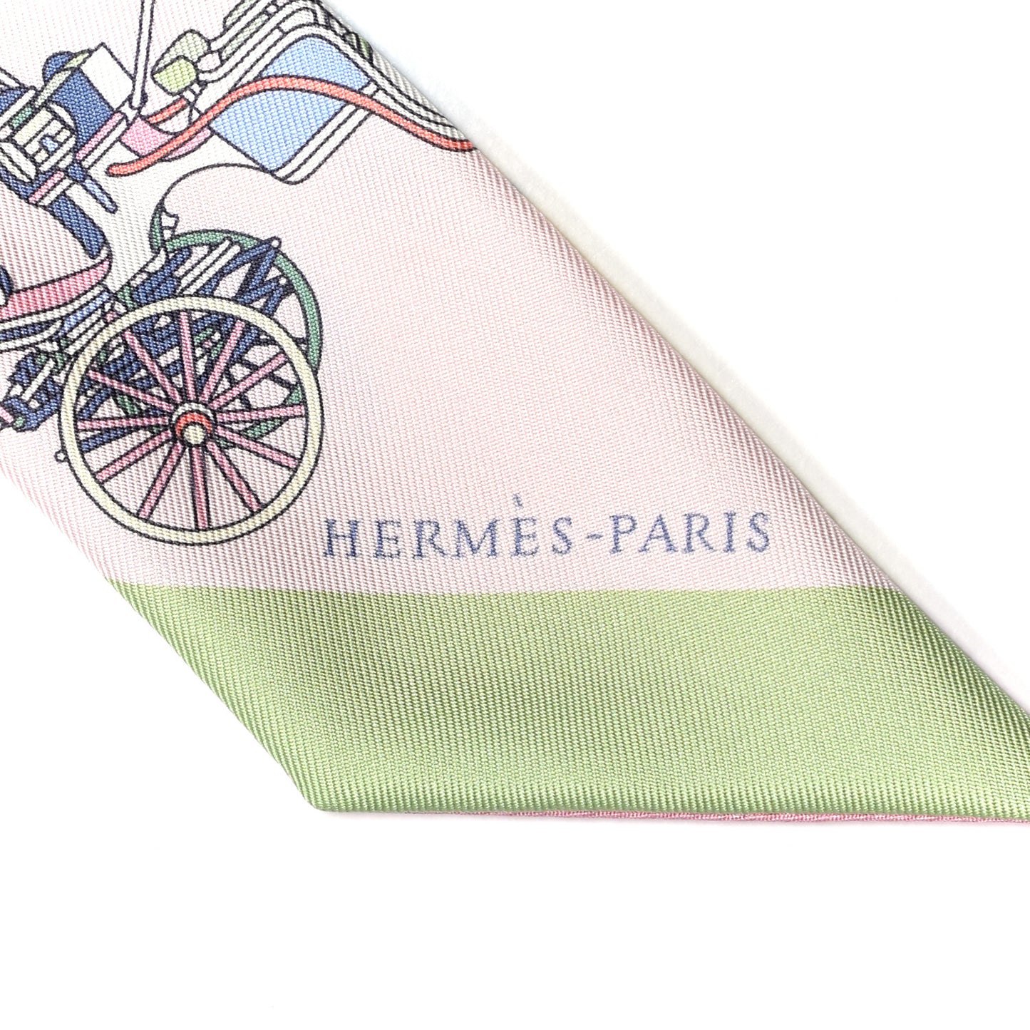 Silk Les Voitures Exquises Twilly Rose Pale Jaune Pale