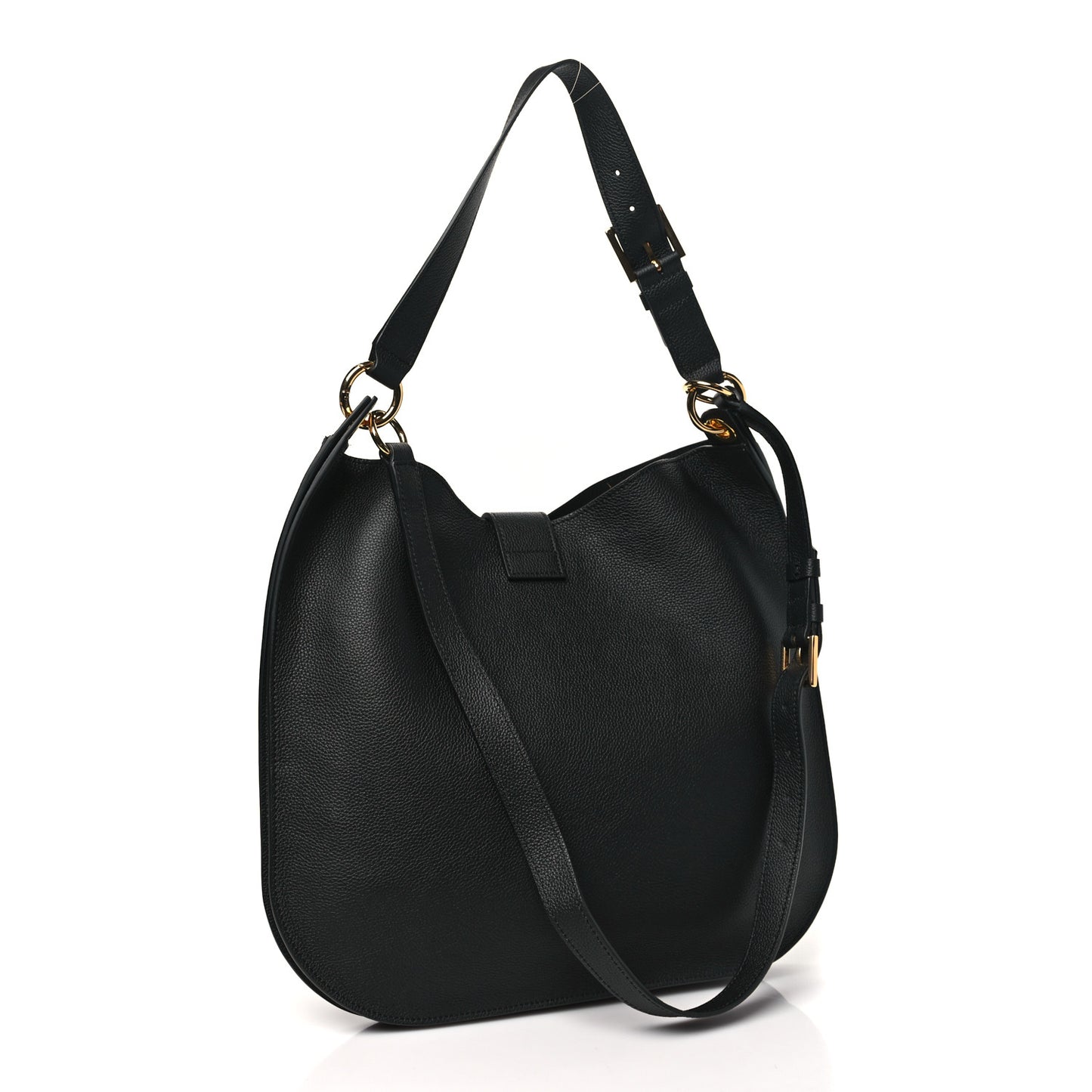 Calfskin Tara Hobo Black
