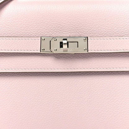 Hermes Evercolor Kelly To Go Wallet Mauve Pale 7 of 10